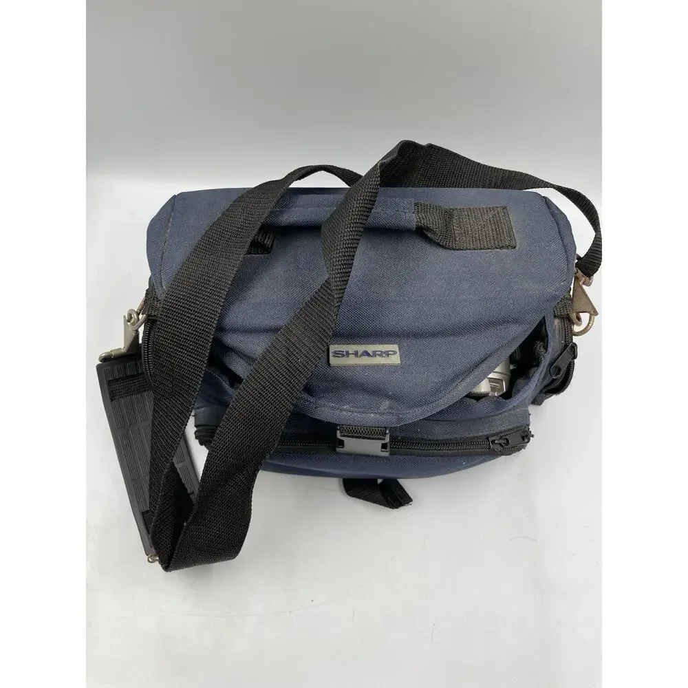 SHARP Viewcam 8 Model VL-E96 Video Cassette Camcorder, Bag, & Charger